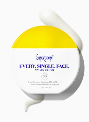 Cada. Individual. Cara. Loción acuosa SPF 50