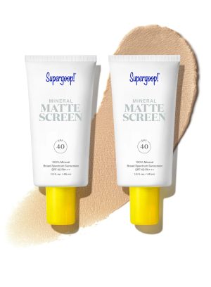 Mineral Mattescreen SPF 40 - Paquete de 2