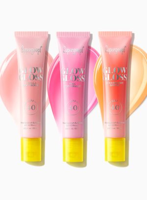 ¡NUEVO! Brillo brillante SPF 40 Trío de bálsamos labiales